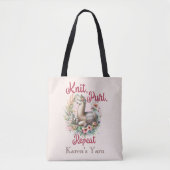 Tote Bag Tricotage d'Alpaga (Devant)