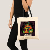Tote Bag Tricoter ou traiter - Fourre-tout - SRF (Devant (produit))