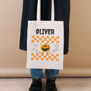 Tote Bag Tricoter ou traiter Hockey moderne Custom Hallowee