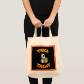 Tote Bag Tricoter ou traiter le fantôme - (Devant (produit))
