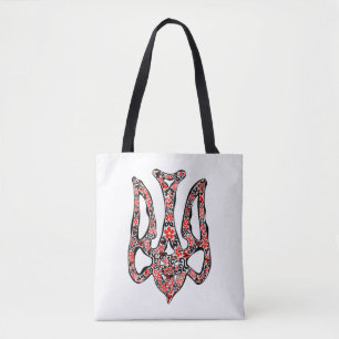 Tote Bag Trident de l'emblème national ukrainien tryzub sty