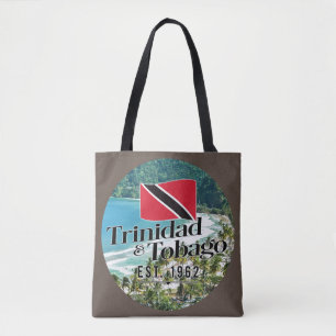 Tote Bag "Trinidad & Tobago Est. Plage Drapeau De 1962"