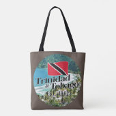 Tote Bag "Trinidad & Tobago Est. Plage Drapeau De 1962" (Dos)