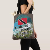 Tote Bag "Trinidad & Tobago Est. Plage Drapeau De 1962" (De près)