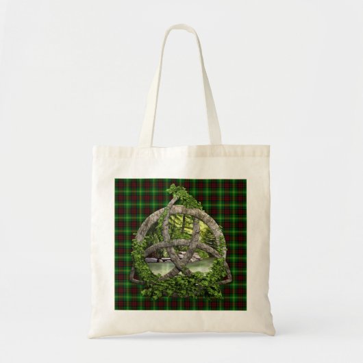 Tote Bag Trinité de Celtic de tartan de Martin de clan (Devant)