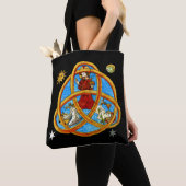 Tote Bag Trinité médiévale Dieu, Jésus et Saint-Esprit (De près)