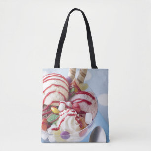 Tote Bag Trio de crème glacée et de parfait doux
