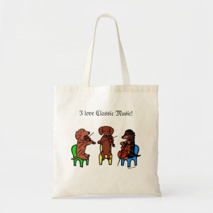 Tote Bag Trio de ficelle de teckel
