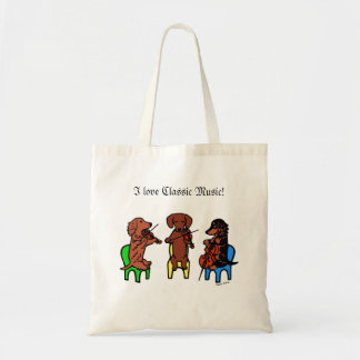 Tote Bag Trio de ficelle de teckel