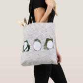 Tote Bag Trio de grenouilles japonaises grumeuses crapauds  (De près)