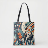 Tote Bag Trio du Jazz Age du milieu du XXe siècle (Devant)