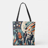 Tote Bag Trio du Jazz Age du milieu du XXe siècle (Dos)