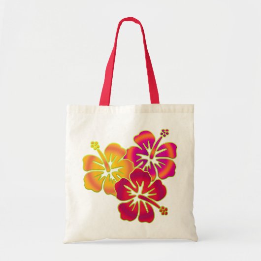Tote Bag trio hibiscus (Devant)
