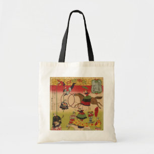 Tote Bag Triptych Print Montre Le Cirque À Yasukuni Jinja
