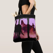 Tote Bag Triptyque de la capture de chevaux sauvages (De près)