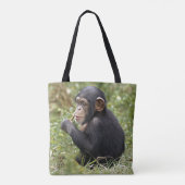 Tote Bag Troglodytes de casserole du chimpanzé | de bébé (Dos)