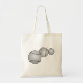 Tote Bag Trois Baseballs (Devant)