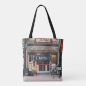TOTE BAG TROIS BICYCLETTES PARKÉES DEVANT L'ÉDIFICE (Dos)