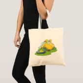 Tote Bag Trois colliers jaunes (Devant (produit))