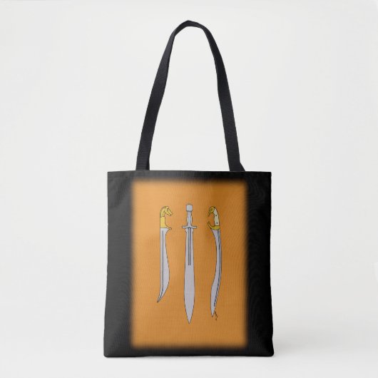 Tote Bag Trois épées grecques antiques (Devant)