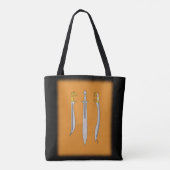 Tote Bag Trois épées grecques antiques (Dos)