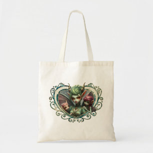 Tote Bag Trois fées, les compagnons du coeur magique.