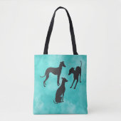 Tote Bag Trois Greyhounds italiens (Devant)