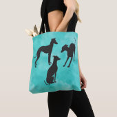 Tote Bag Trois Greyhounds italiens (De près)