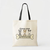 Tote Bag Trois lévriers (Devant)