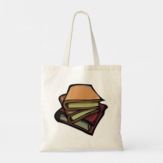 Tote Bag Trois livres anciens empilés ensemble (Dos)