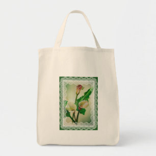 Tote Bag Trois Lys Calla Étonnant Botanique Acrylique
