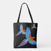 Tote Bag Trois Macaws volants (Dos)