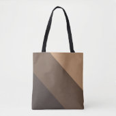 Tote Bag Trois nuances de café Brown (Devant)