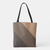 Tote Bag Trois nuances de café Brown (Dos)