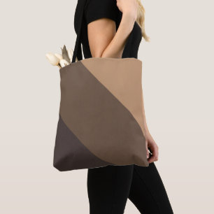 Tote Bag Trois nuances de café Brown