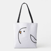 Tote Bag Trois oiseaux sur le fil (Dos)