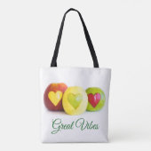 Tote Bag Trois pommes (Dos)