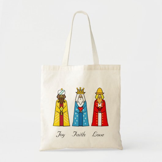 Tote Bag Trois sages colorés (Devant)