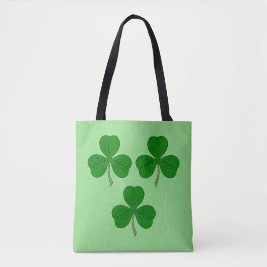 Tote Bag Trois Shamrocks (Devant)