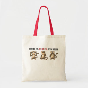 Tote Bag Trois singes sages