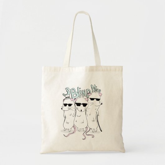 Tote Bag trois souris aveugles (Devant)