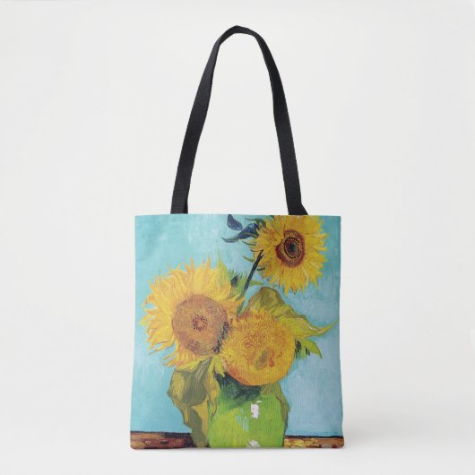 Tote Bag Trois tournesols, Van Gogh (Devant)