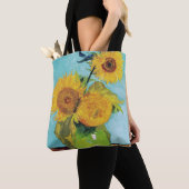 Tote Bag Trois tournesols, Van Gogh (De près)