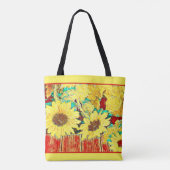 Tote Bag Trois tournfleurs (Dos)