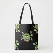 Tote Bag troll des yeux (Devant)