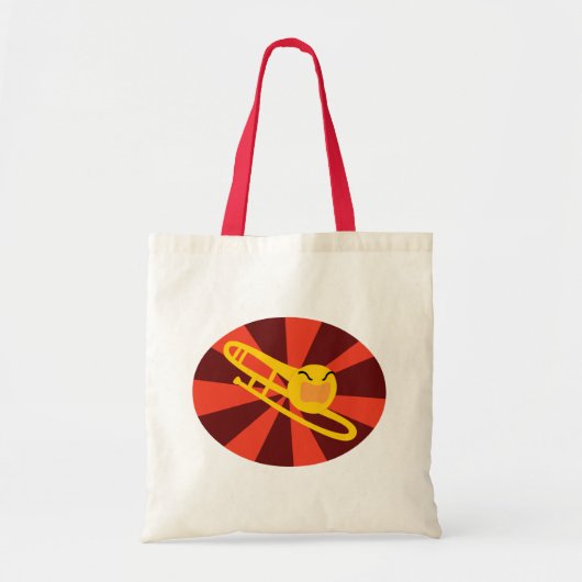 Tote Bag Trombone faisant rage (Devant)