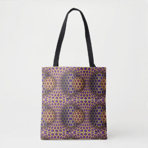 Tote Bag Trompe l'oeil Dessin Rotation Rotation