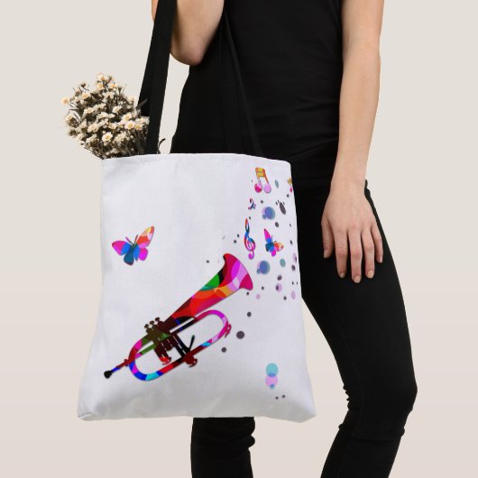 Tote Bag Trompette de fête (De près)
