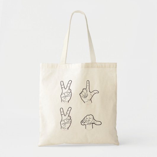 Tote Bag Trop légitime pour abandonner (Devant)