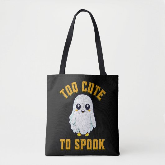 Tote Bag Trop mignon pour effrayer (Devant)